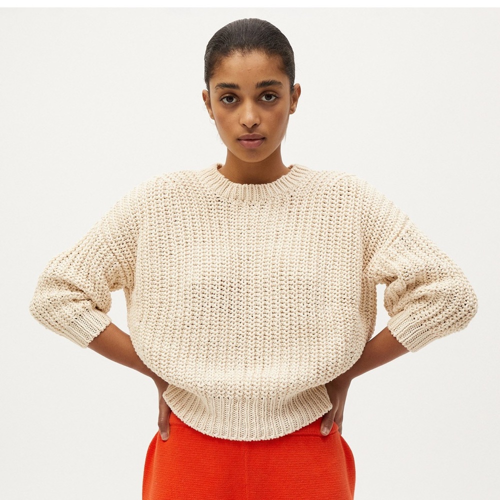 Babaa Jumper No18 in Natural Cotton